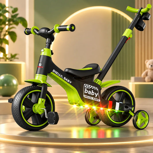 Kids Ride-On Tricycle Convertible Bicycle #XBL1688