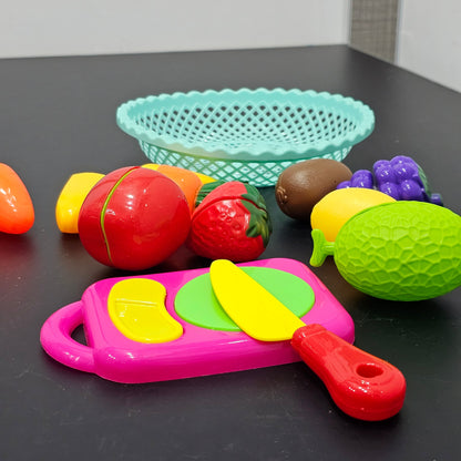 Cutting Fruits Toy Set for Kids – Fun Pretend Play with Safe Tools | Golu Baby