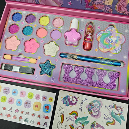 Beautiful Baby 18 in 1 Cosmetic Set – Princess Makeup Fun for Kids -Golu Baby