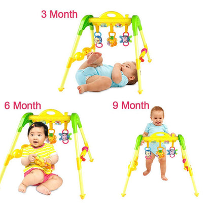 Baby Body Building Frame with Rattles – Fun & Developmental Play Gym | Golu Baby