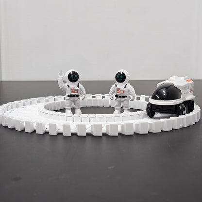 Space Track Train Set | Light, Sound & Endless Track Adventure - Golu Baby