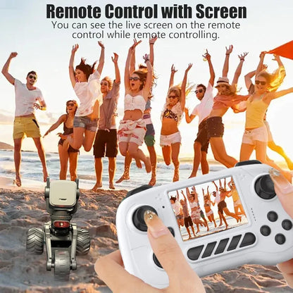 Stunt Car with Voice Control, Photo & Video Function – Dual Mode 360° Rotating Car with Lights & Big Tires | Golu Baby