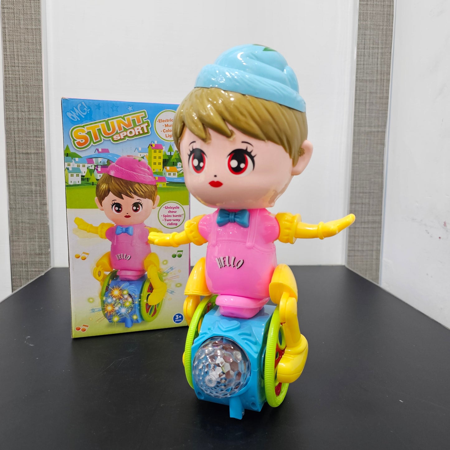 Stunt Sport Musical Toy | 360° Spins with Light & Music for Kids - Golu Baby