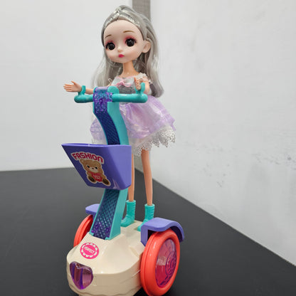 Balance Car Mini Electric Car Series Doll with Lighting & Music | Golu Baby