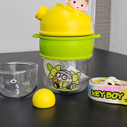 500ml Kids Water Bottle with Cup – Portable & Practical | Golu Baby