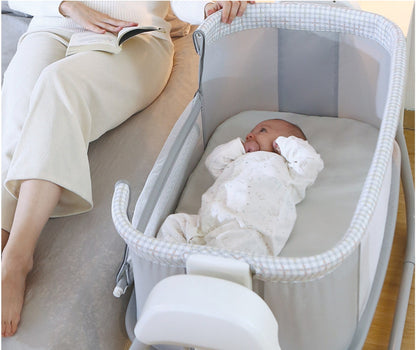 Deluxe 4-in-1 Bassinet – Smart, Safe & Multi-Functional Baby Cradle | Golu baby