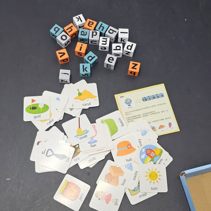 Word Spelling Game with English Cards – Educational Word Builder | Golu Baby