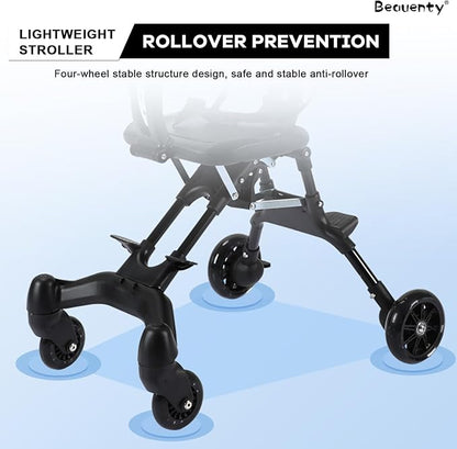 Two-Way Push Compact Baby Stroller – Lightweight & Anti-Rollover Design | Golu Baby