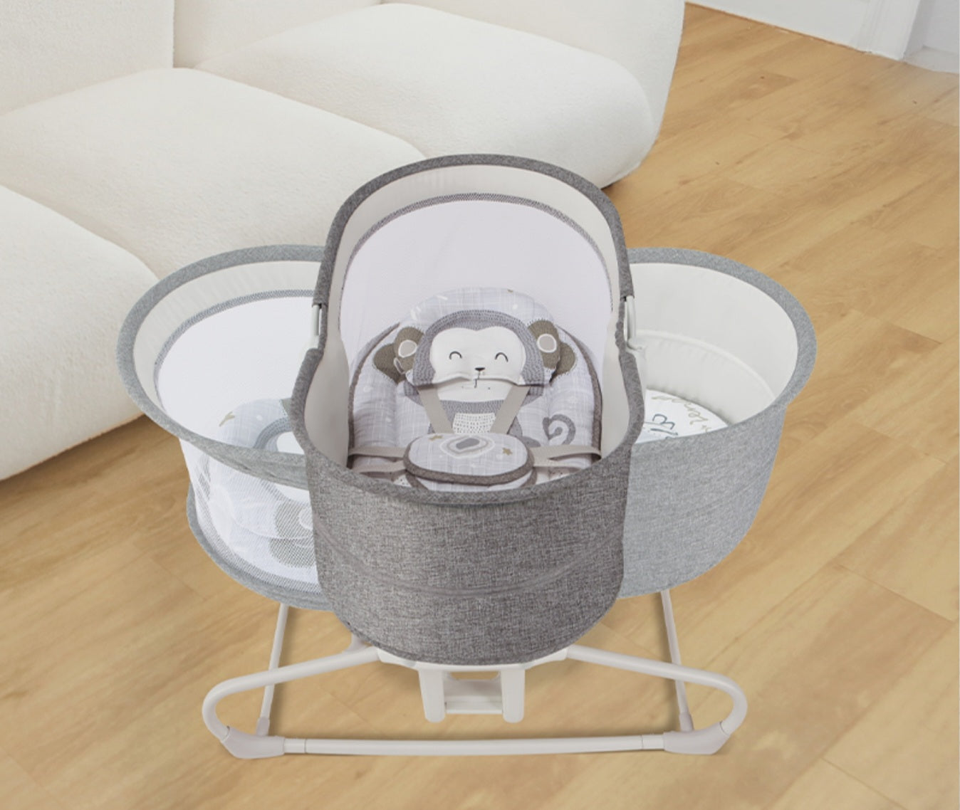 Mastela 4-in-1 Deluxe Multi-Functional Bassinet Swing | Golu Baby