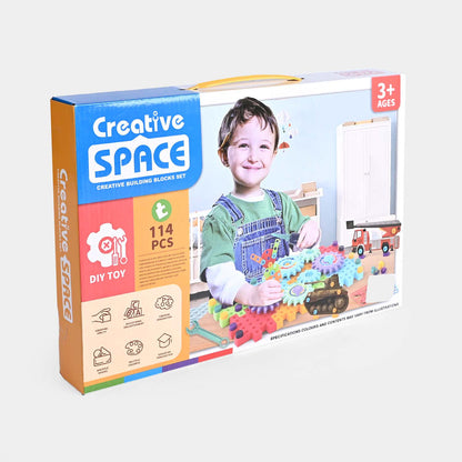 Creative Space DIY Toy – 114 Pcs Building Block Set - Golu Baby