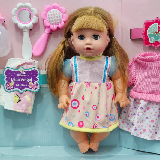 My Baby My Sweet Doll – Soothing Sleep Doll with 16 Sounds & Accessories | Golu Baby