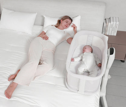 Dream Starlight Bedside Bassinet – 5-in-1 Smart Baby Bed for Sleep, Play & Comfort | Golu baby