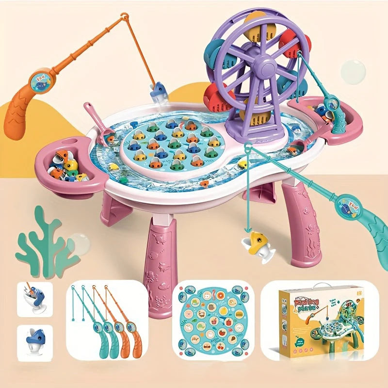 Magnet Fishing Ferris Wheel Toy for Kids | Golu Baby