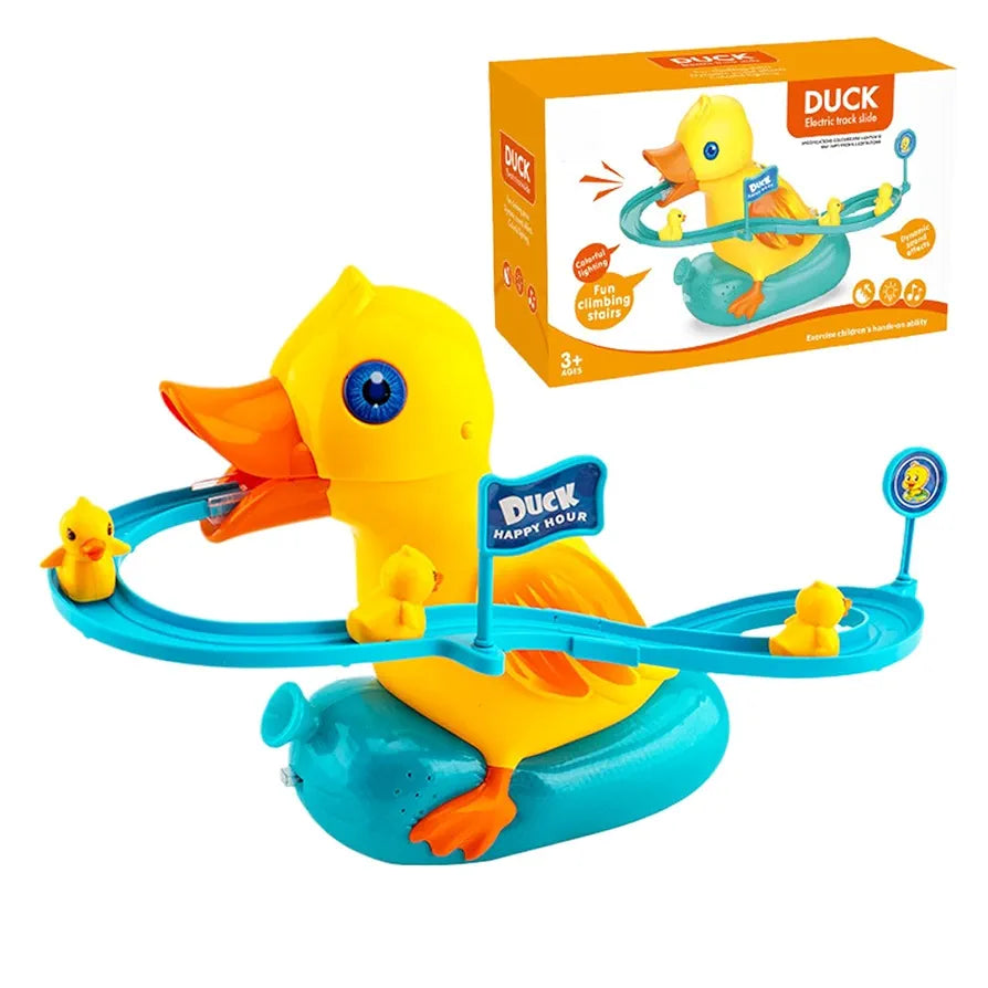 Duck Electric Track Slide Toy – Educational Fun Track Game for Kids |Golu Baby