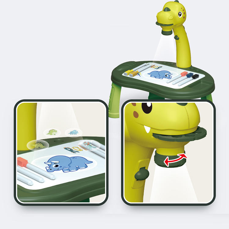 Dinosaur Projector Drawing Board – 34 Pcs Creative Art Set - Golu Baby