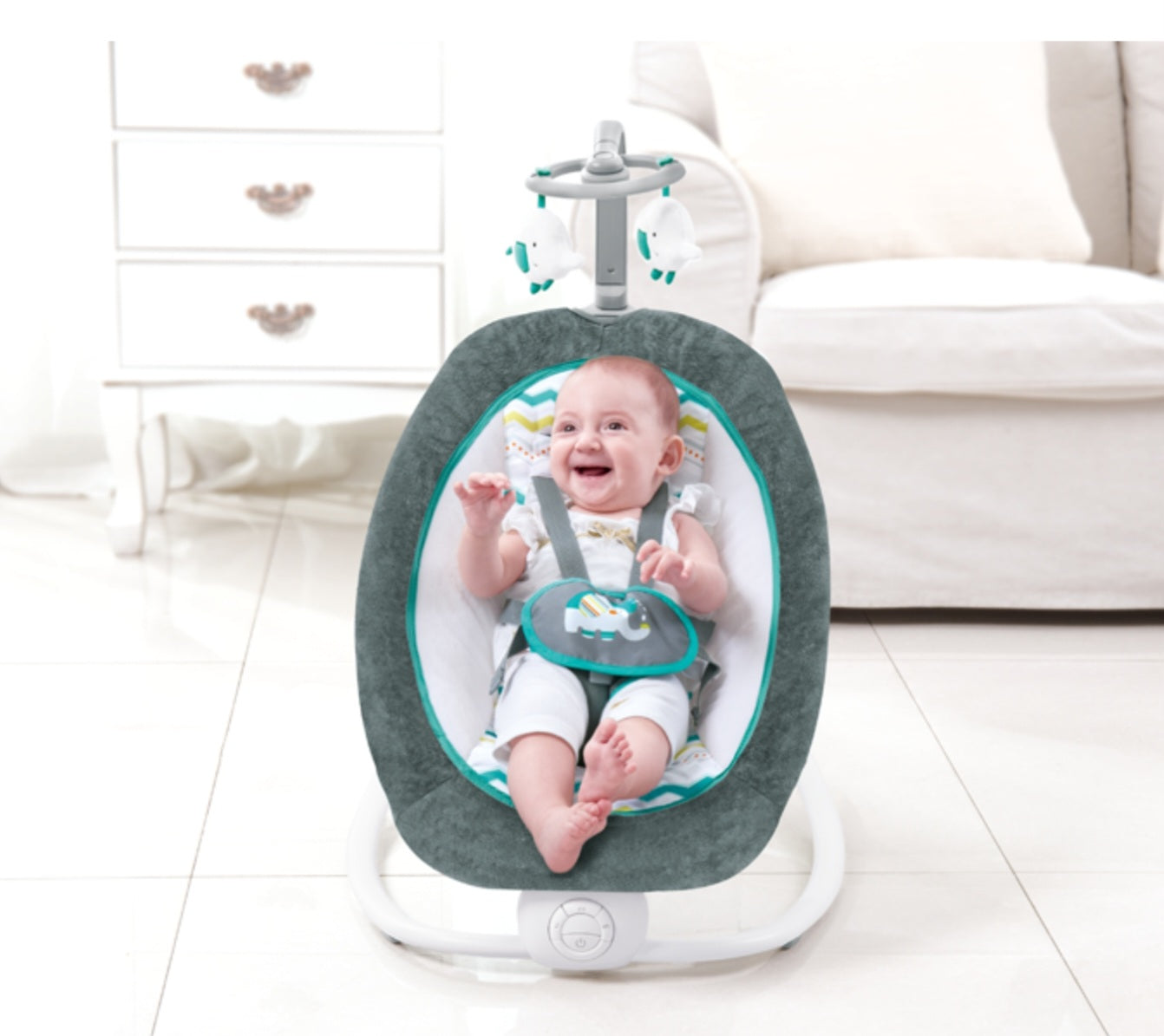 Mastela Fold-Up Rocker – Melodies & Soothe Bouncer | Golu Baby